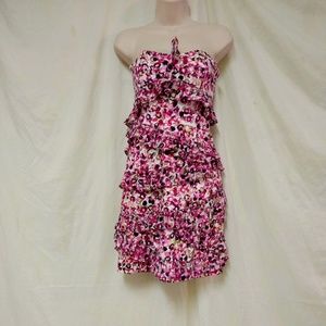 Cynthia Steffe Glossy Bubble Strapless Dress 8